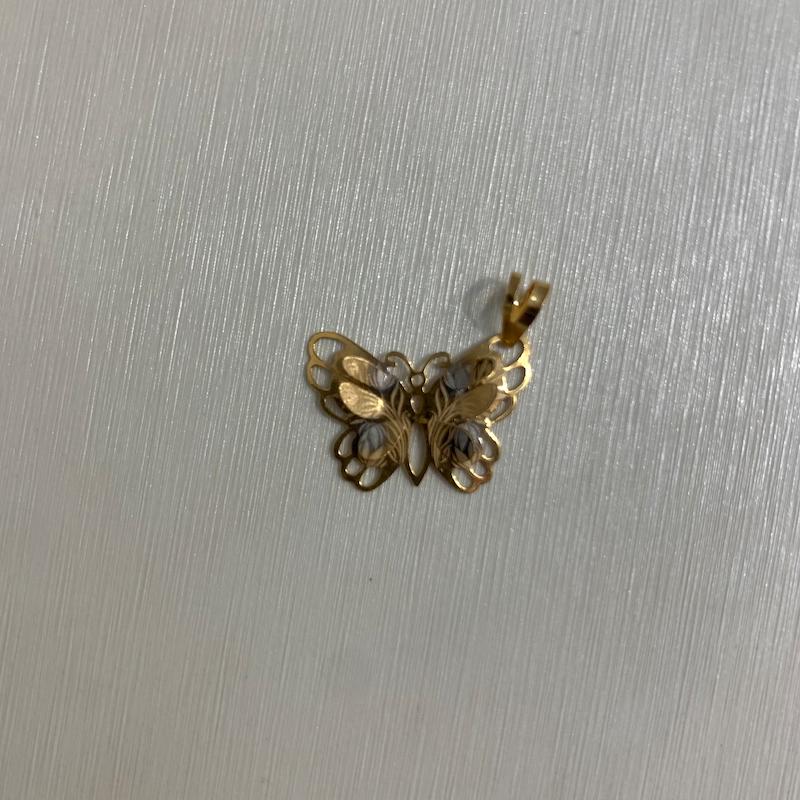 آویز طلا ۱۸ عیار پروانه گالری جواهری مهربان