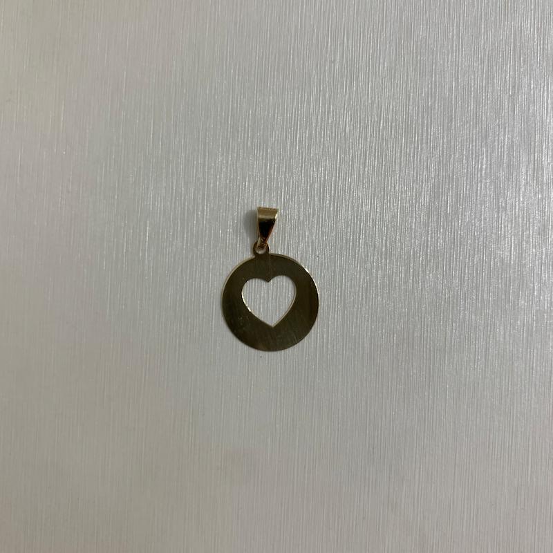 آویز طلا ۱۸ عیار قلب گالری جواهری مهربان