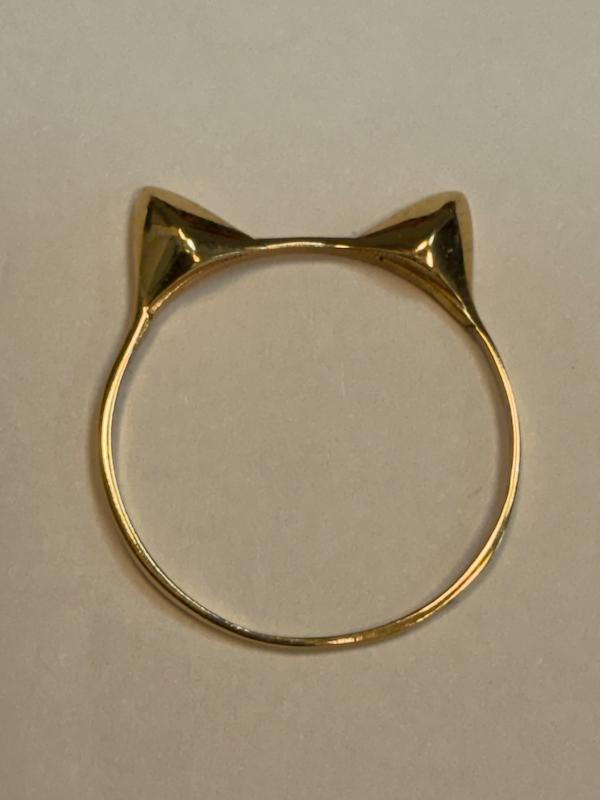 انگشتر زنانه طلا ۱۸ عیار گربه گالری پریدخت