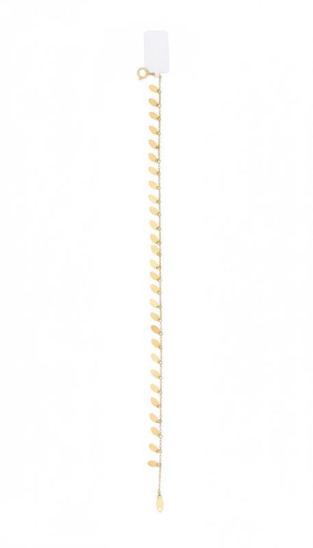 دستبند زنانه طلا ۱۸ عیار دستبند مینیمال گالری ماه سـا