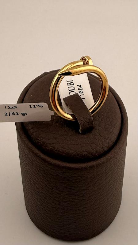 انگشتر زنانه طلا ۱۸ عیار انگشتر کارتیر گالری چیدا