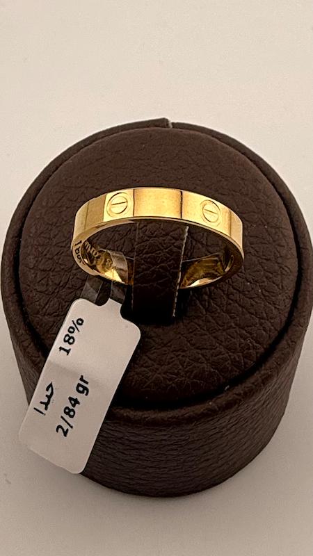 انگشتر زنانه طلا ۱۸ عیار انگشتر کارتیر گالری چیدا