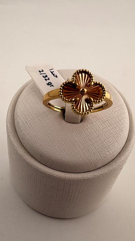 انگشتر زنانه طلا ۱۸ عیار انگشتر ونکلیف گالری چیدا