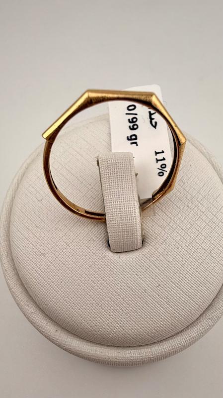 انگشتر زنانه طلا ۱۸ عیار انگشتر مینیمال گالری چیدا