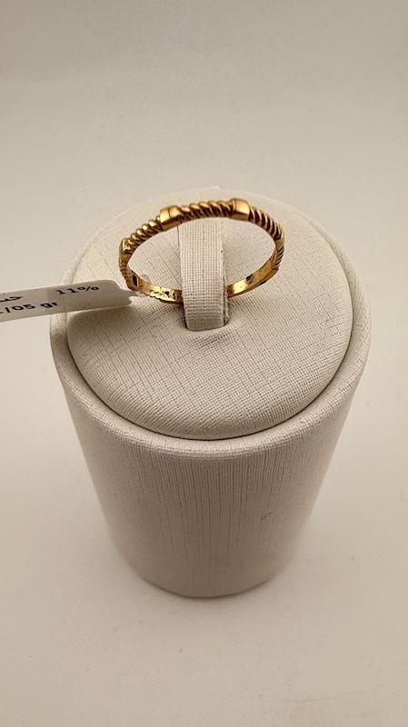 انگشتر زنانه طلا ۱۸ عیار انگشتر مینیمال گالری چیدا