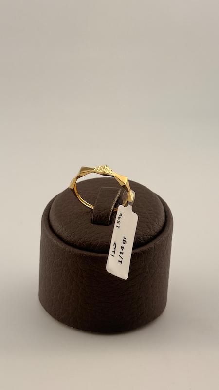 انگشتر زنانه طلا ۱۸ عیار انگشتر مینیمال گالری چیدا