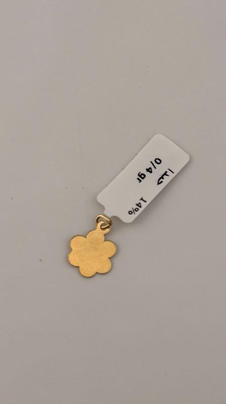 آویز زنانه طلا ۱۸ عیار اویز گل گالری چیدا