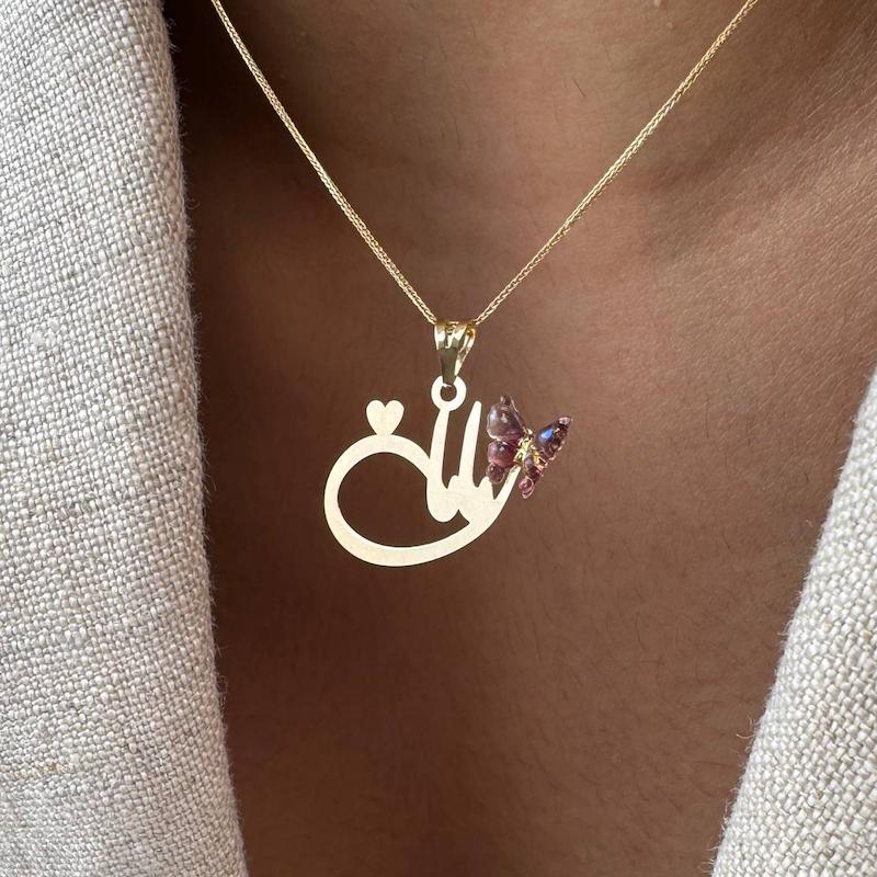 آویز زنانه طلا ۱۸ عیار آویز مامان کد 4 سانل گلد