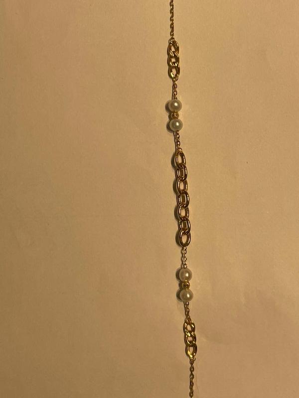 دستبند زنانه طلا ۱۸ عیار دستبند مروارید گالری طلا دوران