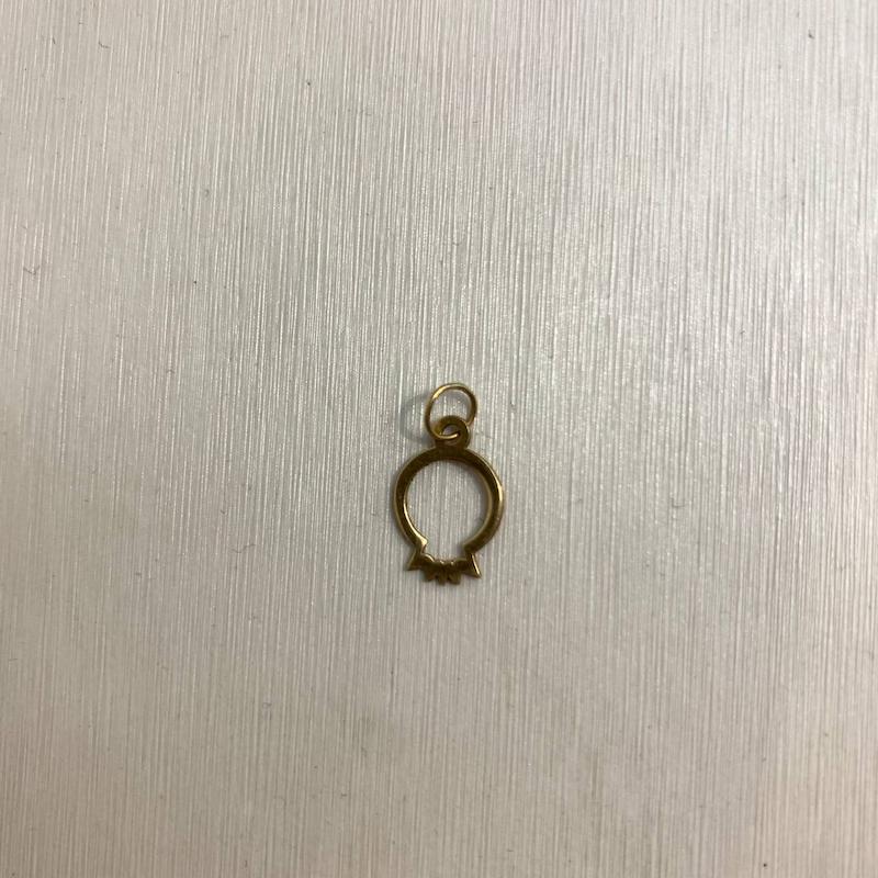 آویز زنانه طلا ۱۸ عیار پلاک انار گالری جواهری مهربان