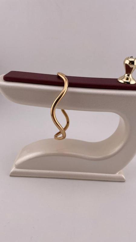 النگو زنانه طلا ۱۸ عیار مارپیچ گالری شهر النگو