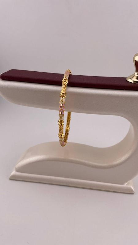 النگو زنانه طلا ۱۸ عیار اماراتی گالری شهر النگو