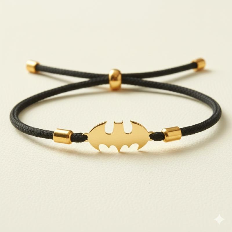 دستبند بچگانه طلا ۱۸ عیار بت من پسرانه با بند آسانسوری قابل تنظیم گالری شمش طلا