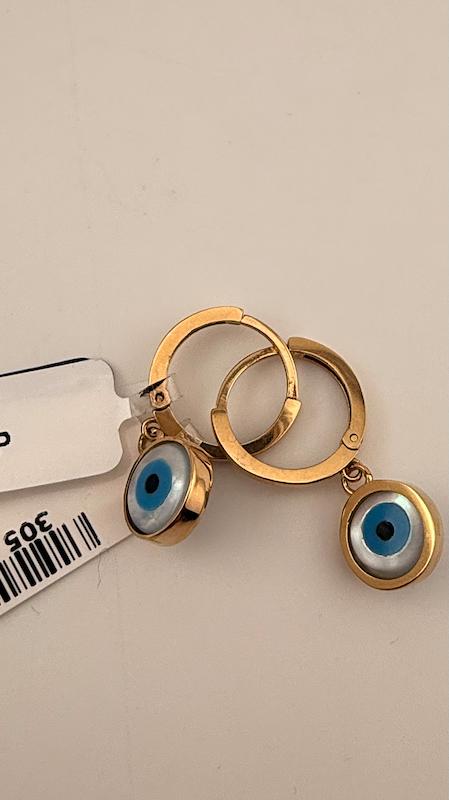 گوشواره زنانه طلا ۱۸ عیار گوشواره چشم گالری چیدا