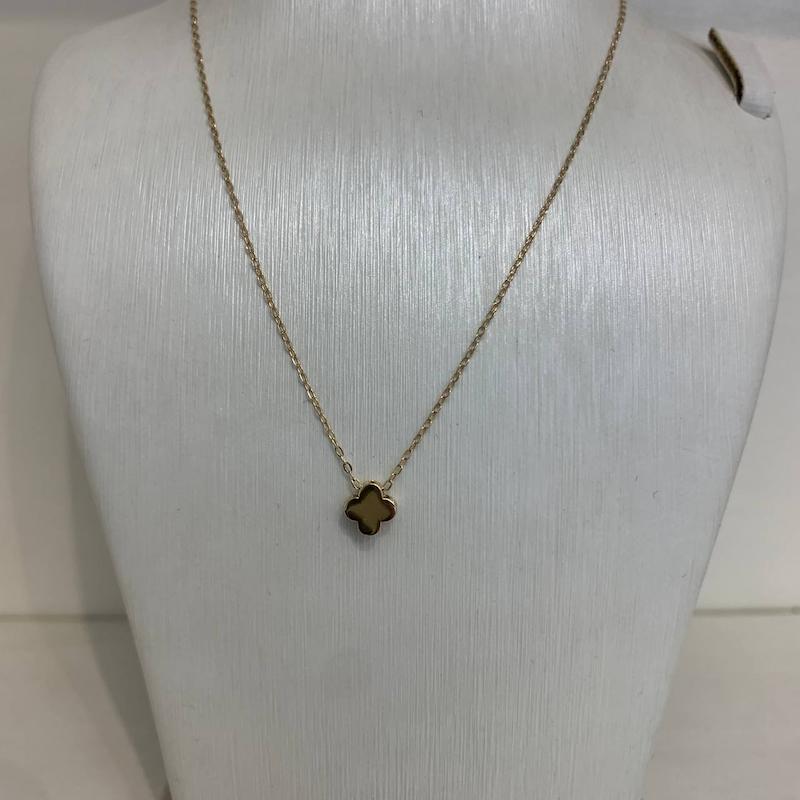 گردنبند طلا ۱۸ عیار گردنبند ونکلیف گالری جواهری مهربان