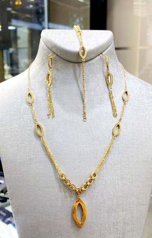 سرویس زنانه طلا ۱۸ عیار سرویس درین