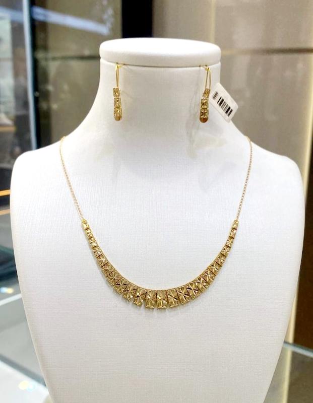 زنانه نیم ست طلا ۱۸ عیار نیم ست درین