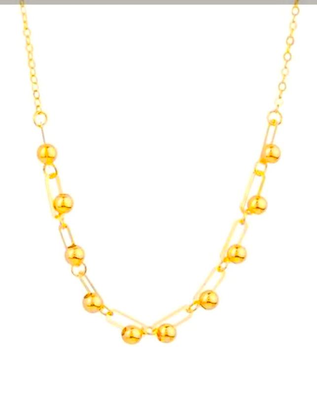 گردنبند طلا ۱۸ عیار گردنبند اماراتی عشق و علاقه گالری نیک گلد