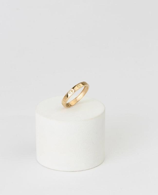 انگشتر زنانه طلا ۱۸ عیار رینگ لاو کارتیه گالری کاژه گلد