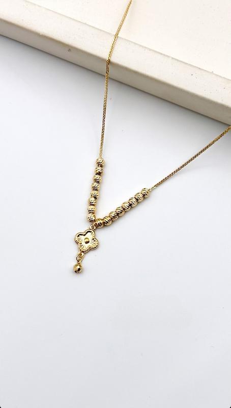 گردنبند زنانه طلا ۱۸ عیار گردنبند آویز ونکلیف گالری کاژه گلد