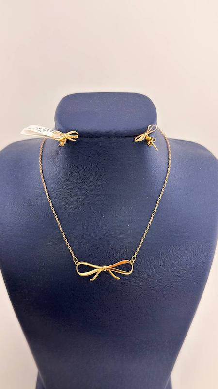 زنانه نیم ست طلا ۱۸ عیار نیم ست مینیمال پاپیون گالری ماه سـا