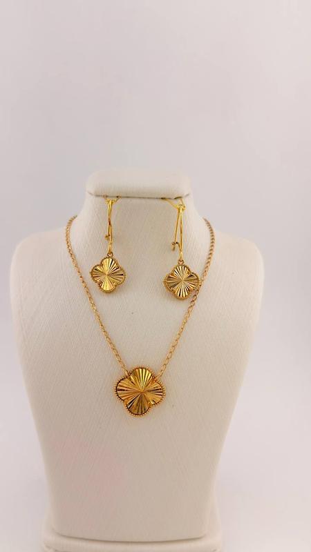 زنانه نیم ست طلا ۱۸ عیار نیم ست ونکلیف تراش گالری ماه سـا