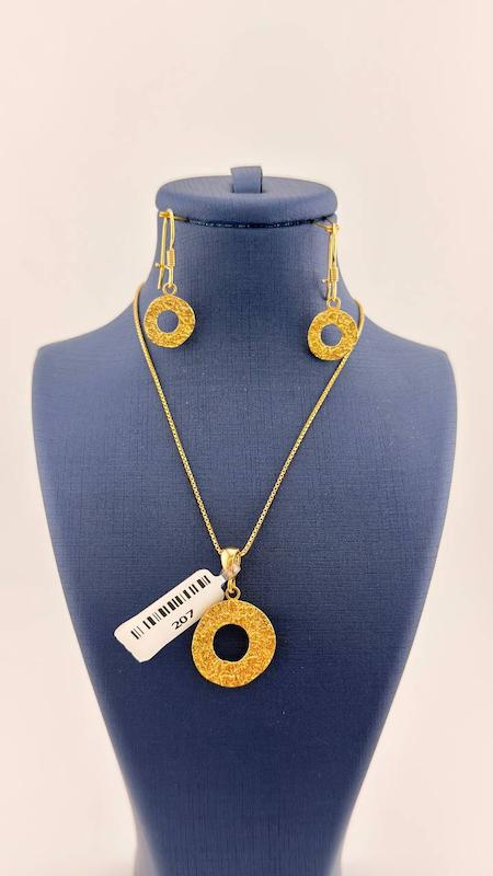 زنانه نیم ست طلا ۱۸ عیار نیم ست دایره بدون زنجیر گالری ماه سـا