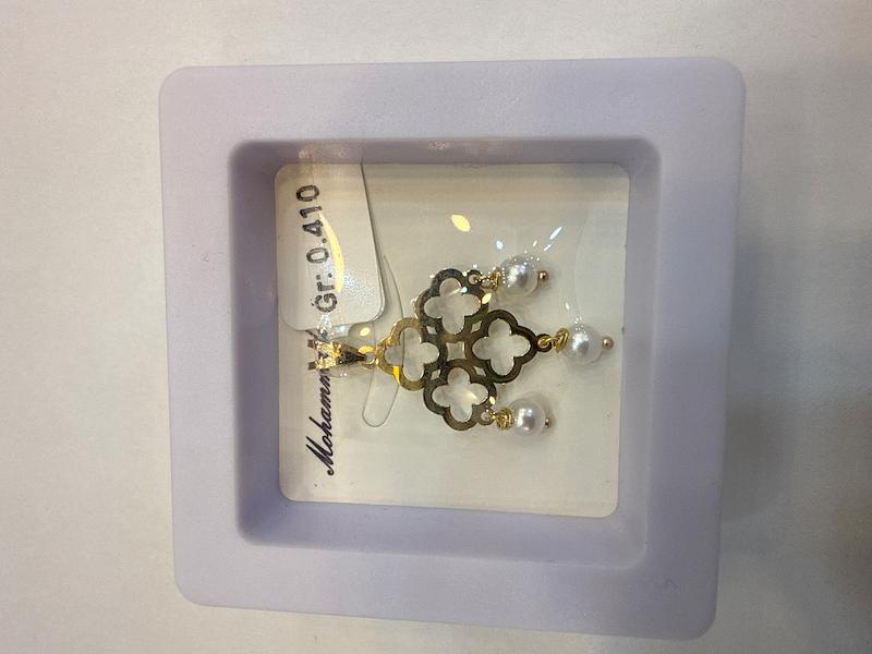 آویز طلا ۱۸ عیار طلاومروارید گالری الیاگلد