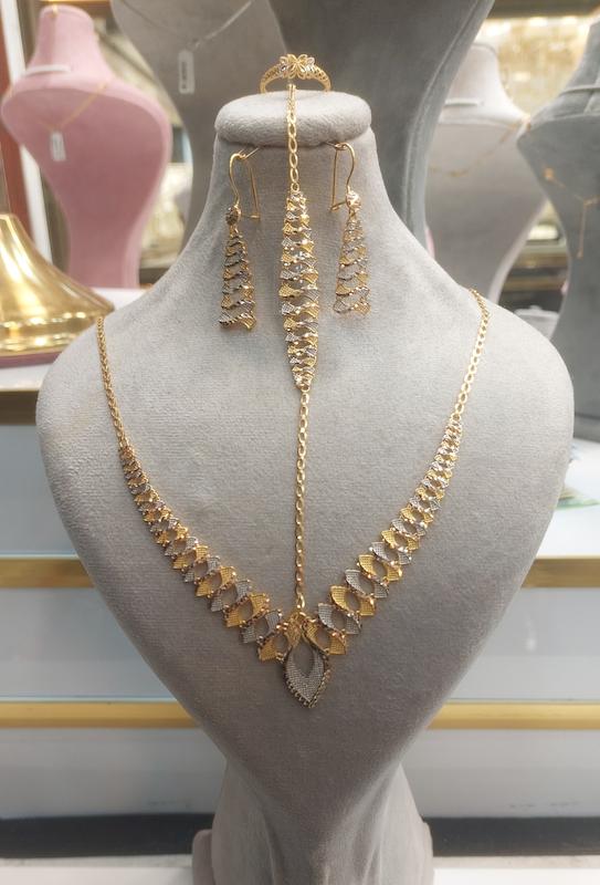 زنانه ست طلا ۱۸ عیار سرویس کامل عروس گالری دنیا