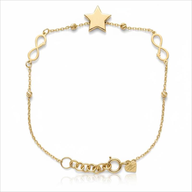 دستبند طلا ۱۸ عیار ستاره گالری پریدخت