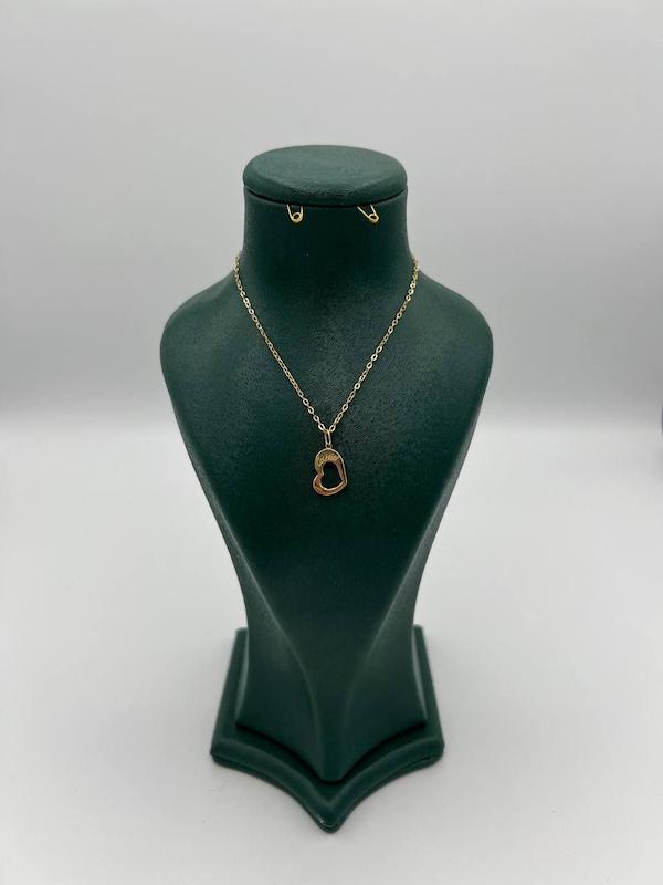 گردنبند زنانه طلا ۱۸ عیار گردنبند لاو کارتیه گالری طلا و جواهر ملکی