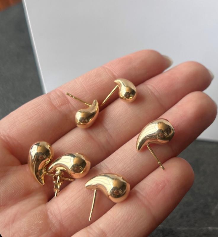 گوشواره زنانه طلا ۱۸ عیار گوشواه بوتگا گالری کاژه گلد