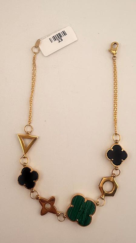 دستبند زنانه طلا ۱۸ عیار دسبند ونکلیف گالری چیدا