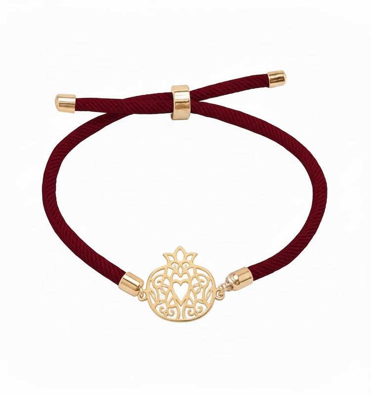 دستبند طلا 18 عیار زنانه مدوپد مدل انار کد MOD005986