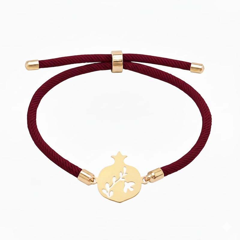 دستبند طلا 18 عیار زنانه مدوپد مدل انار کد MOD005990