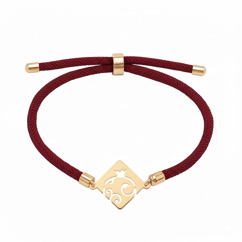 دستبند طلا 18 عیار زنانه مدوپد مدل انار کد MOD005998