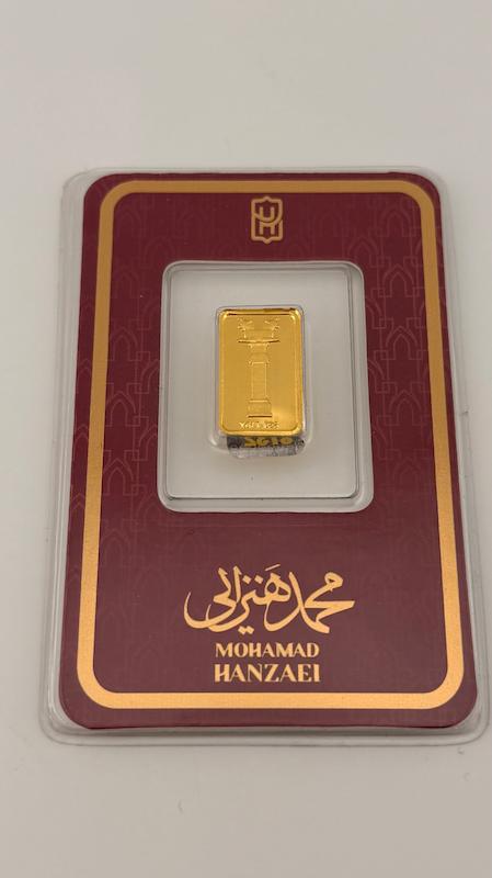 شمش زنانه طلا ۲۴ عیار شمش گرمی گالری چیدا