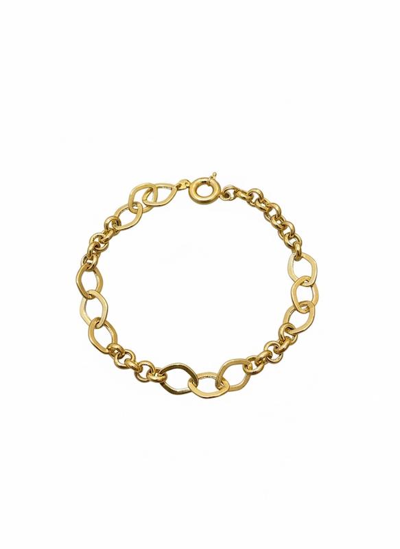 دستبند زنانه طلا ۱۸ عیار جتاش۵٩٨٢ گالری طلای شفیع