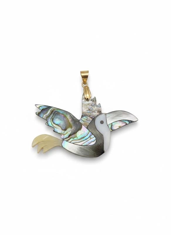 آویز زنانه طلا ۱۸ عیار ٣٩٨٢صدف گالری طلای شفیع