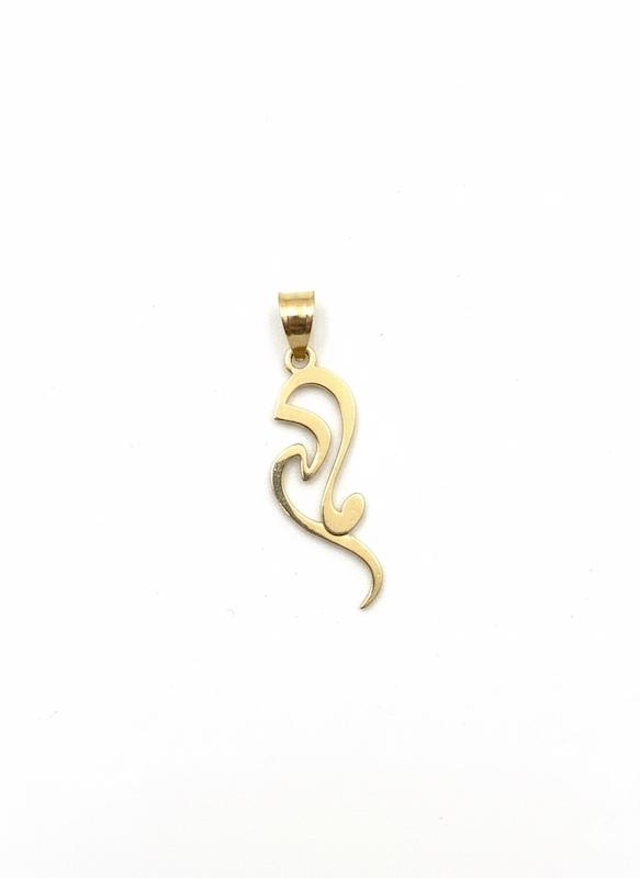 آویز زنانه طلا ۱۸ عیار مادر۵۱۵۲ گالری طلای شفیع