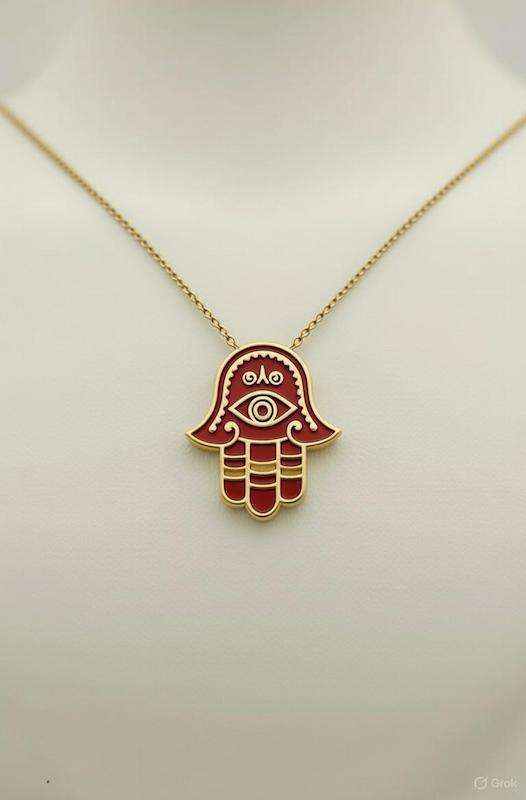 گردنبند زنانه طلا ۱۸ عیار گردنبند کالکشن چشم گالری طلای هدی