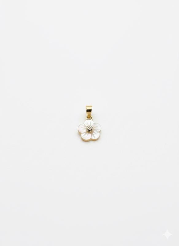 آویز زنانه طلا ۱۸ عیار شکوفه گالری طلا سرور گلد