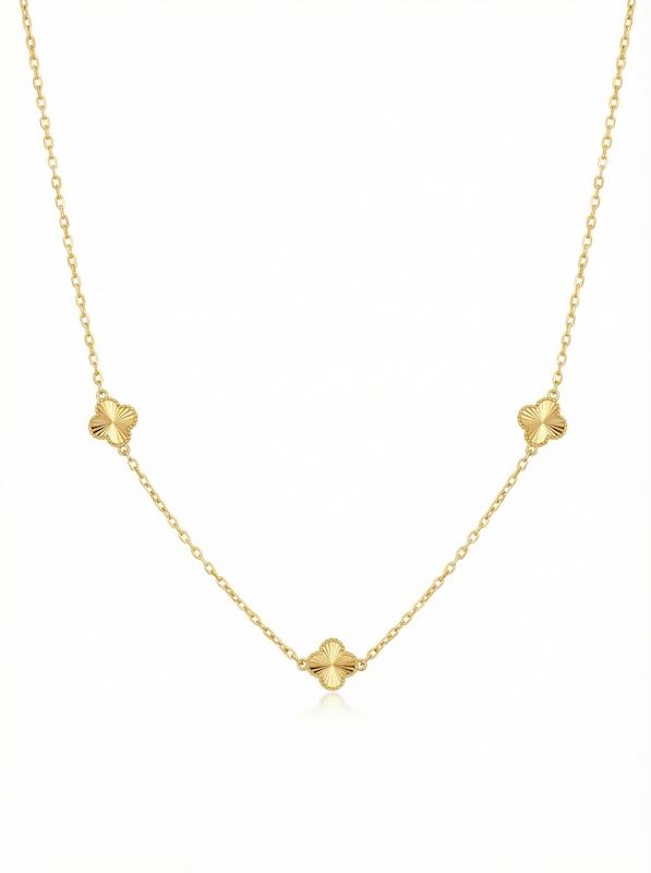 گردنبند زنانه طلا ۱۸ عیار گردنبند ونکلیف گالری طلای زنجیر