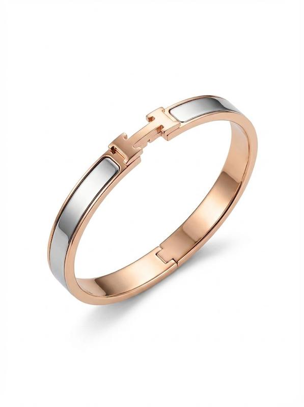 دستبند زنانه طلا ۱۸ عیار بنگل هرمس گالری طلای زنجیر