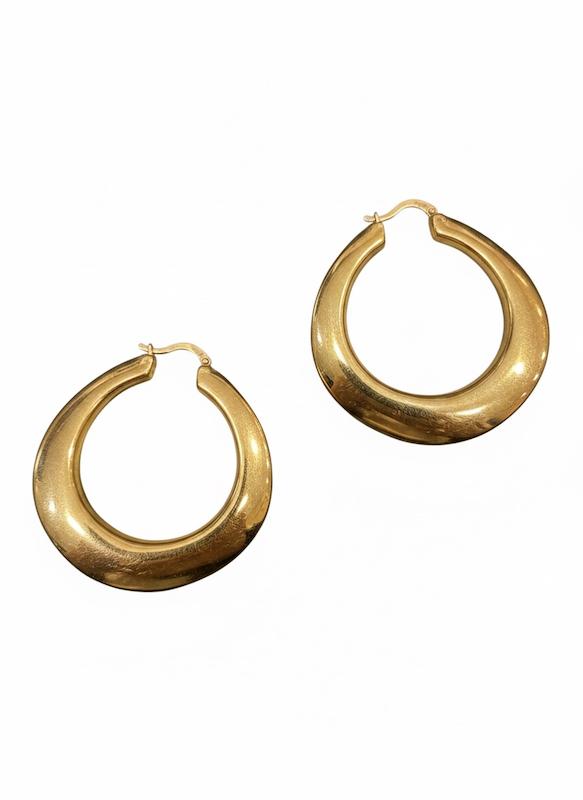 گوشواره زنانه طلا ۱۸ عیار ترک١۶٢۶ گالری طلای شفیع