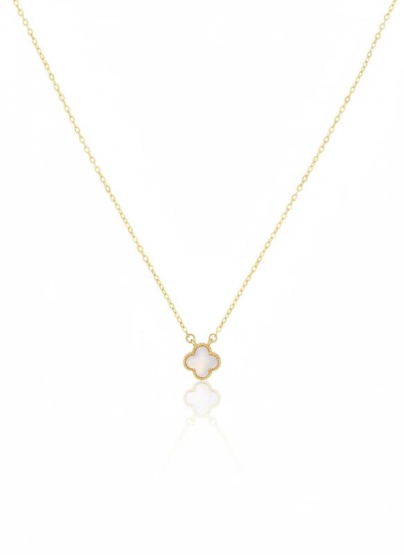 گردنبند زنانه طلا ۱۸ عیار ونکلیف۴٢٧٧ گالری طلای شفیع