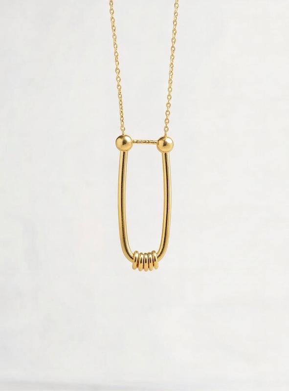 گردنبند زنانه طلا ۱۸ عیار گردنبند فانتزی گالری طلای هدی