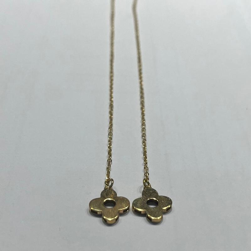 گوشواره زنانه طلا ۱۸ عیار گل گالری طلا دوران