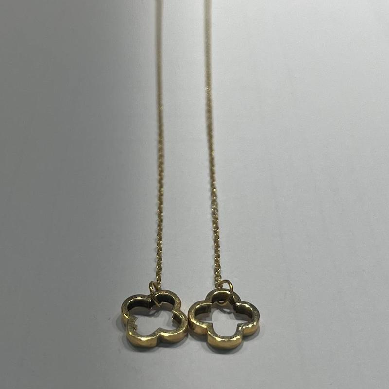 گوشواره زنانه طلا ۱۸ عیار ونکلیف گالری طلا دوران