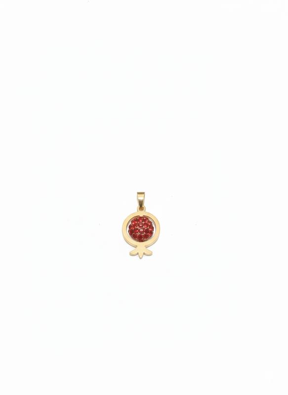آویز طلا ۱۸ عیار انار گالری نقشار
